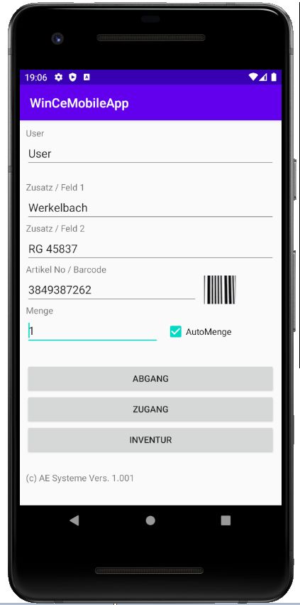 Für Android: Win MobileData App. Daten erfassen mit dem Smartphone