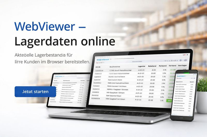 WebViewer Lagerdaten online