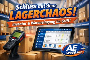 Flyer. Schluss mit Lagerchaos