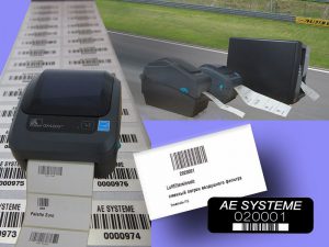 Drucker mit Barcode Etiketten