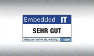 Bild Embedded IT Logo. Auszeichnung Sehr gut